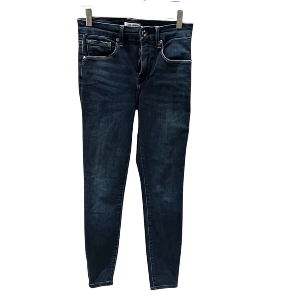 Good American Deep Indigo Skinny Jeans